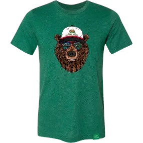 Men's Miami Vice CA Bear Tee Anti Perspiration Lining Soft Feel