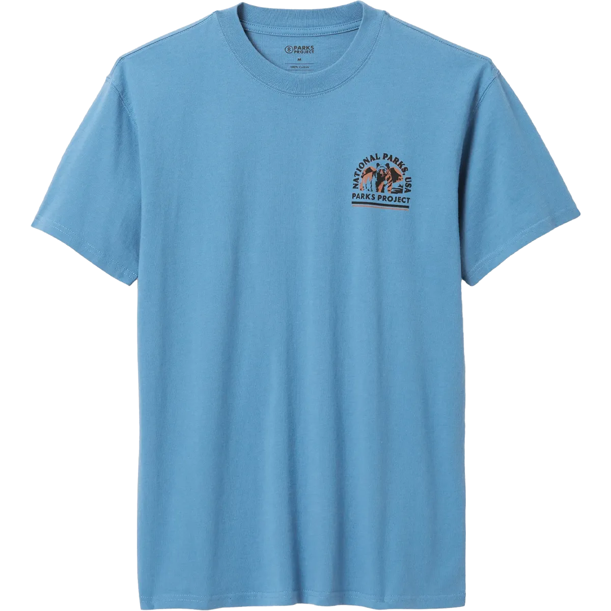 Men's National Parks USA Grizzly Tee Perfect Fit Wear
