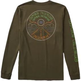 Men's Open Roads Long Sleeve Premium Tee Timeless Style