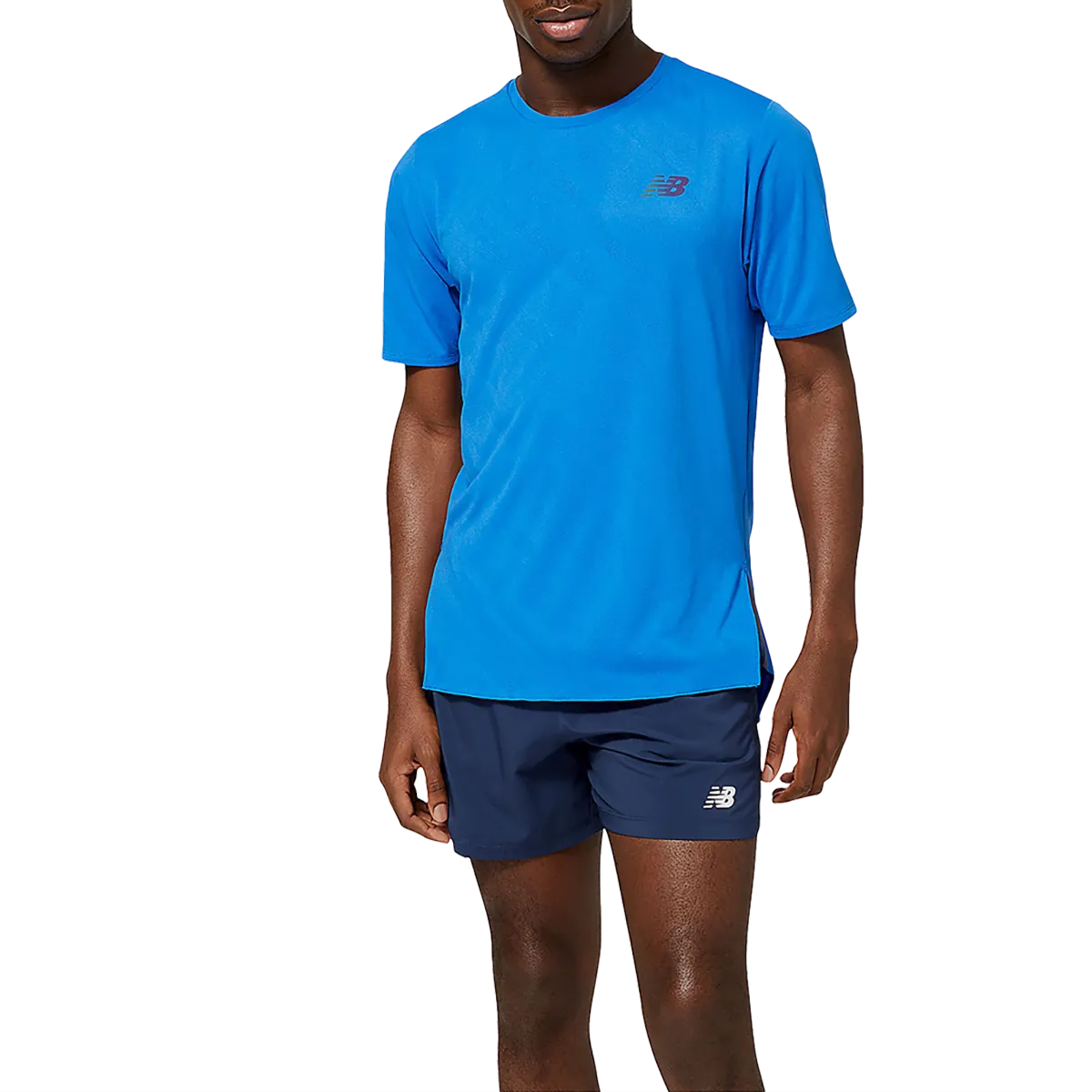 Men's Q Speed Jacquard Short Sleeve Reinforced Neckline