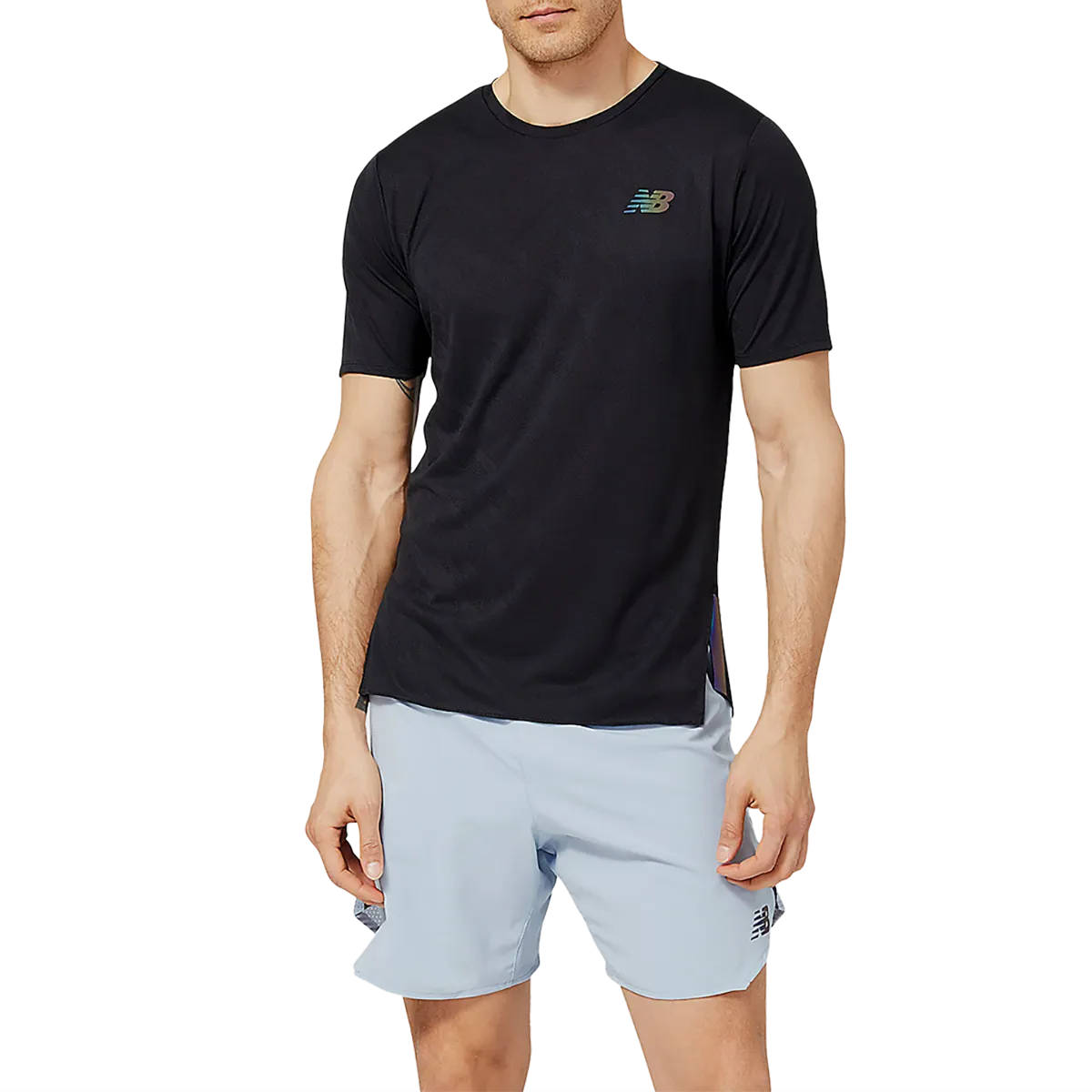 Anti Static Finish Effortless Comfort Wear Men's Q Speed Jacquard Short Sleeve