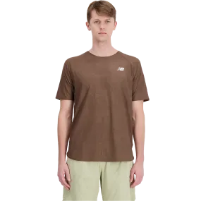 Minimal Comfort Wear Short sleeved breeziness Men's Q Speed Jacquard Short Sleeve