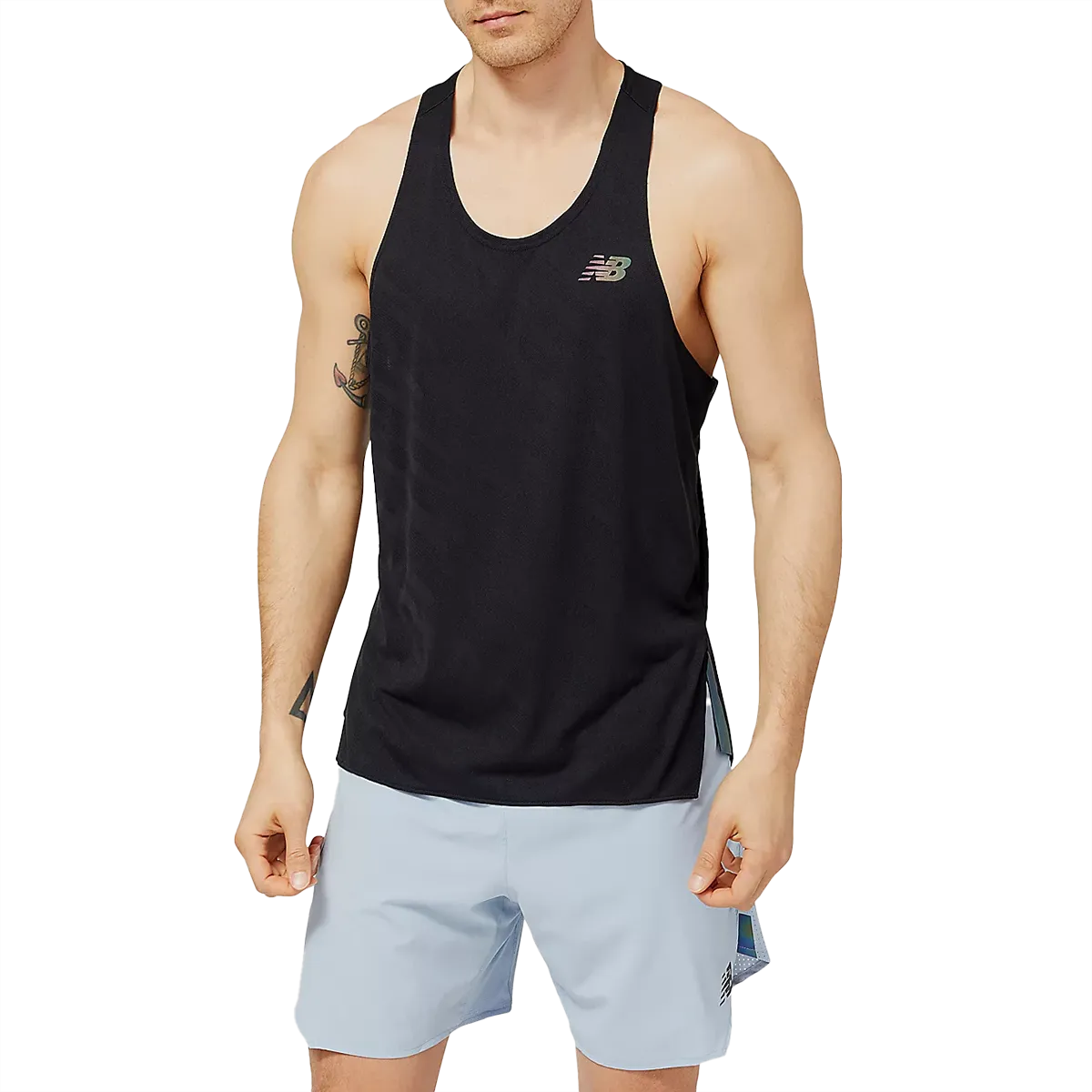 Men's Q Speed Jacquard Singlet Modern Layering