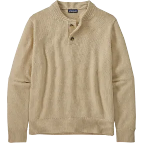 Daily Chic Fashion Relaxed Men's Recycled Wool-Blend Buttoned Sweater