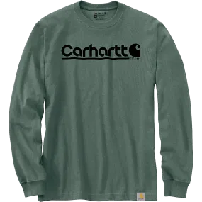 Men's Relaxed Fit Heavyweight Long-Sleeve Logo Graphic T-Shirt Weekend Smart Look