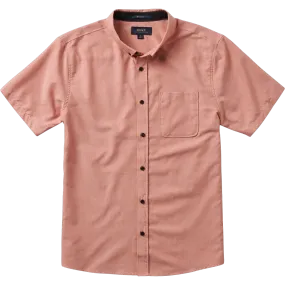 Anti Pilling Finish family gathering Men's Scholar Oxford Short Sleeve Woven