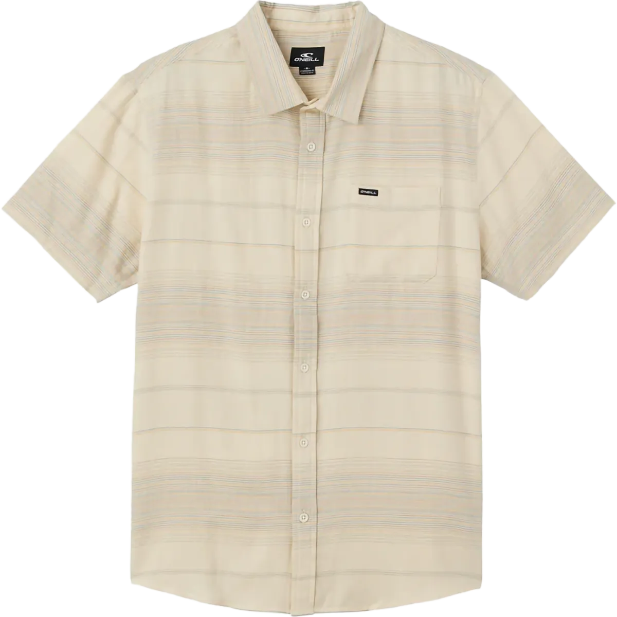 Drop Shoulder Design Men's Seafaring Stripe Short Sleeve Standard Fit