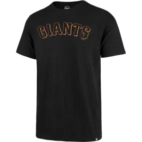 Men's SF Giants Grit Wordmark Tee Anti-bacterial