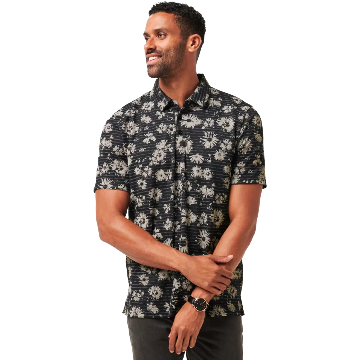 Sporty Comfort Fit Men's Shaded Grove Polo