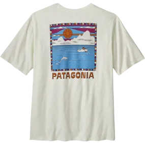 Raw Edge Hem Anti Pilling Finish Men's Summits Swell Organic Tee