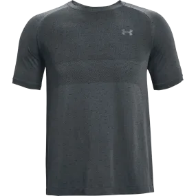 Men's UA Vanish Seamless Run Short Sleeve Garment Washed Texture