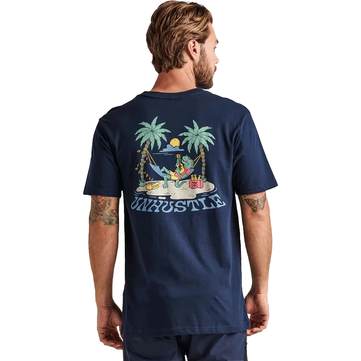 Men's Unhustle Tee Easy Care Fabric All-Purpose Wear