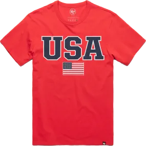Men's USA Block Franklin Tee Comfy Movement