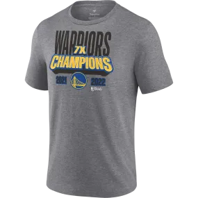 print design Urban Style Men's Warriors NBA Champs Shot Clock Tee