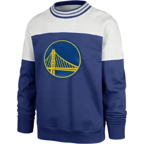 Men's Warriors Satin Lock Bryson Crew Travel Bold Versatile Top