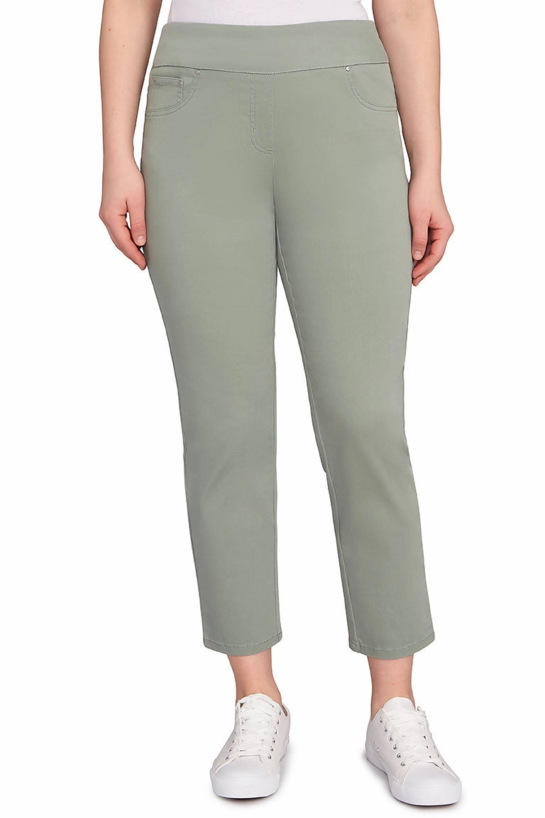 Stripe Right Stretch Twill Ankle Pant Cozy and Relaxed