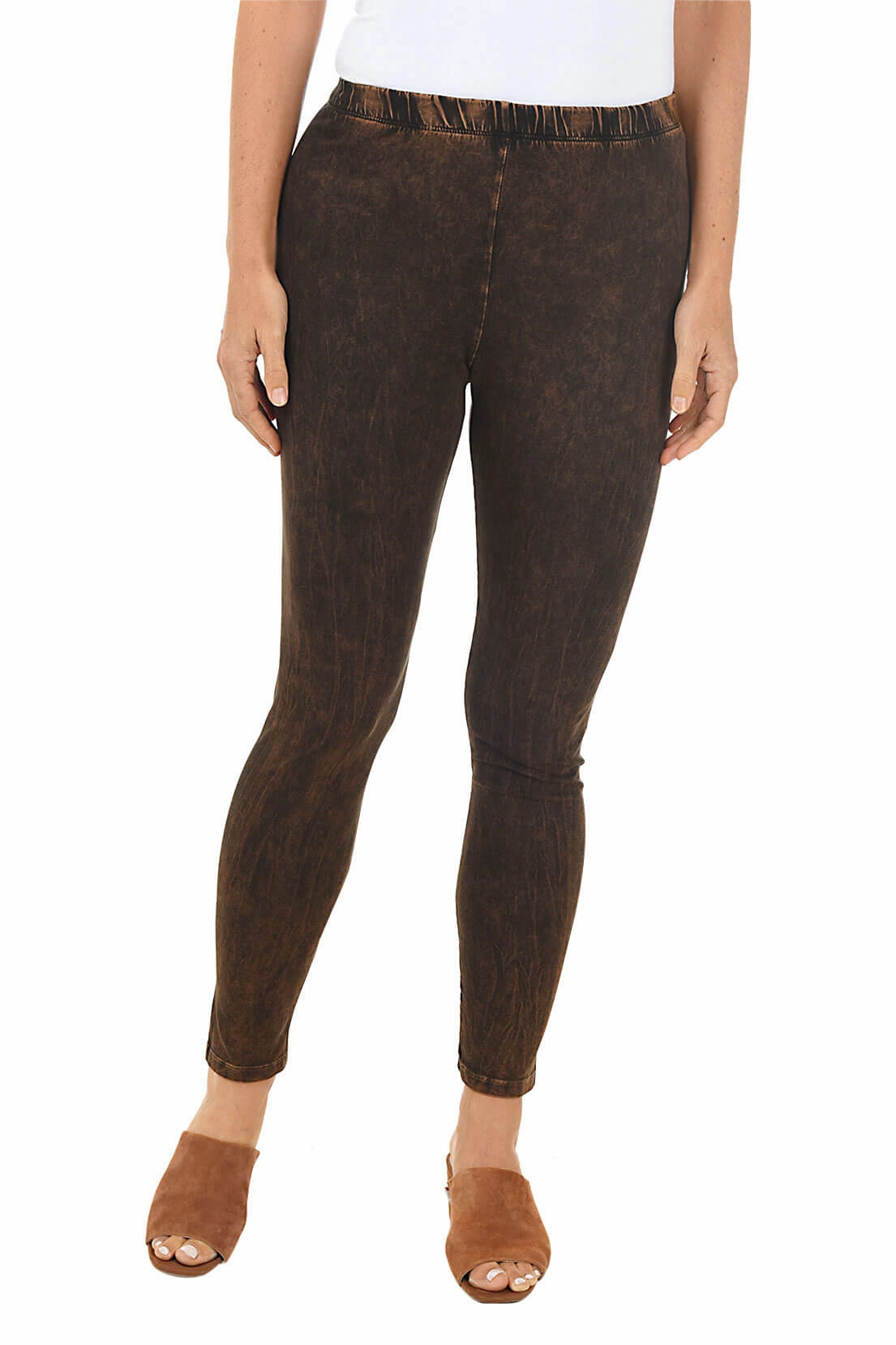 Mineral Wash Legging Ultra Soft Inner Layer Easy Flex Design
