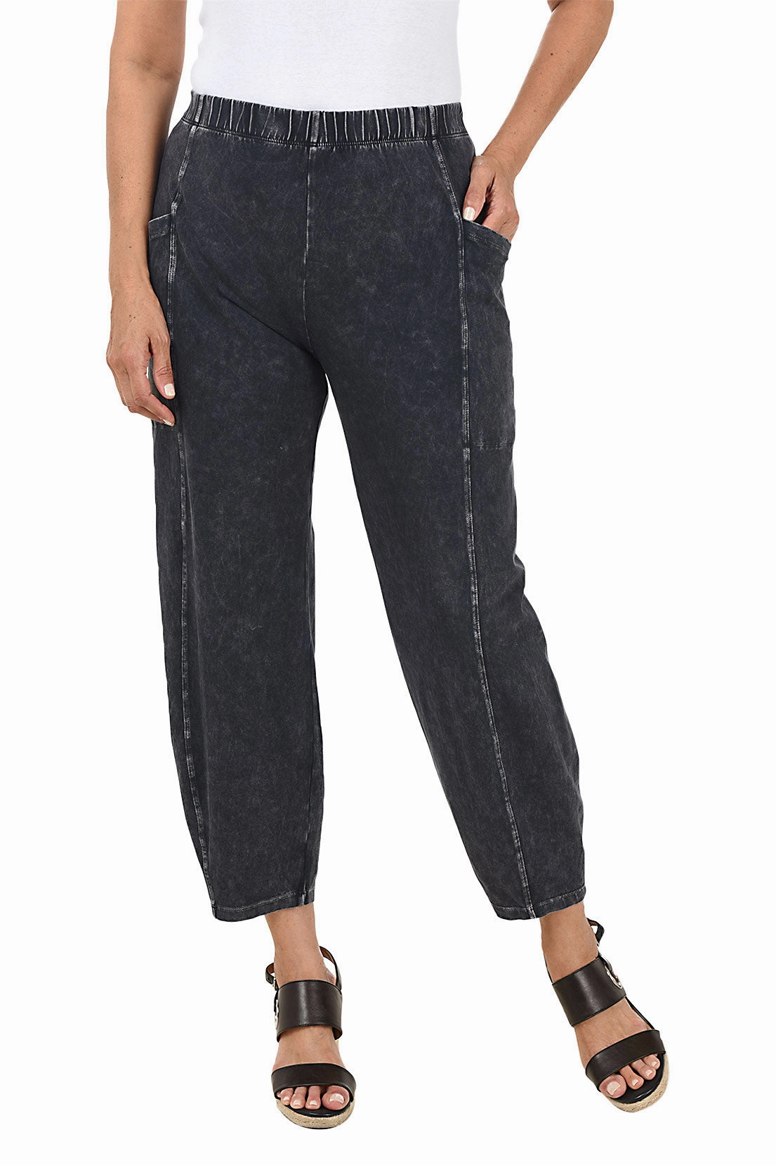 Minimal Fit Mineral Wash Pull-On Ankle Pant