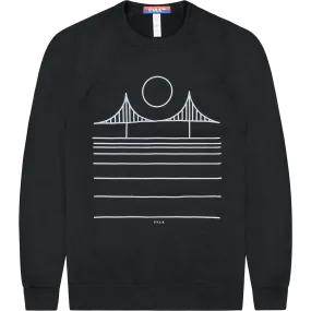 Daily Chic Minimal Bridge Unisex Crewneck Sweatshirt