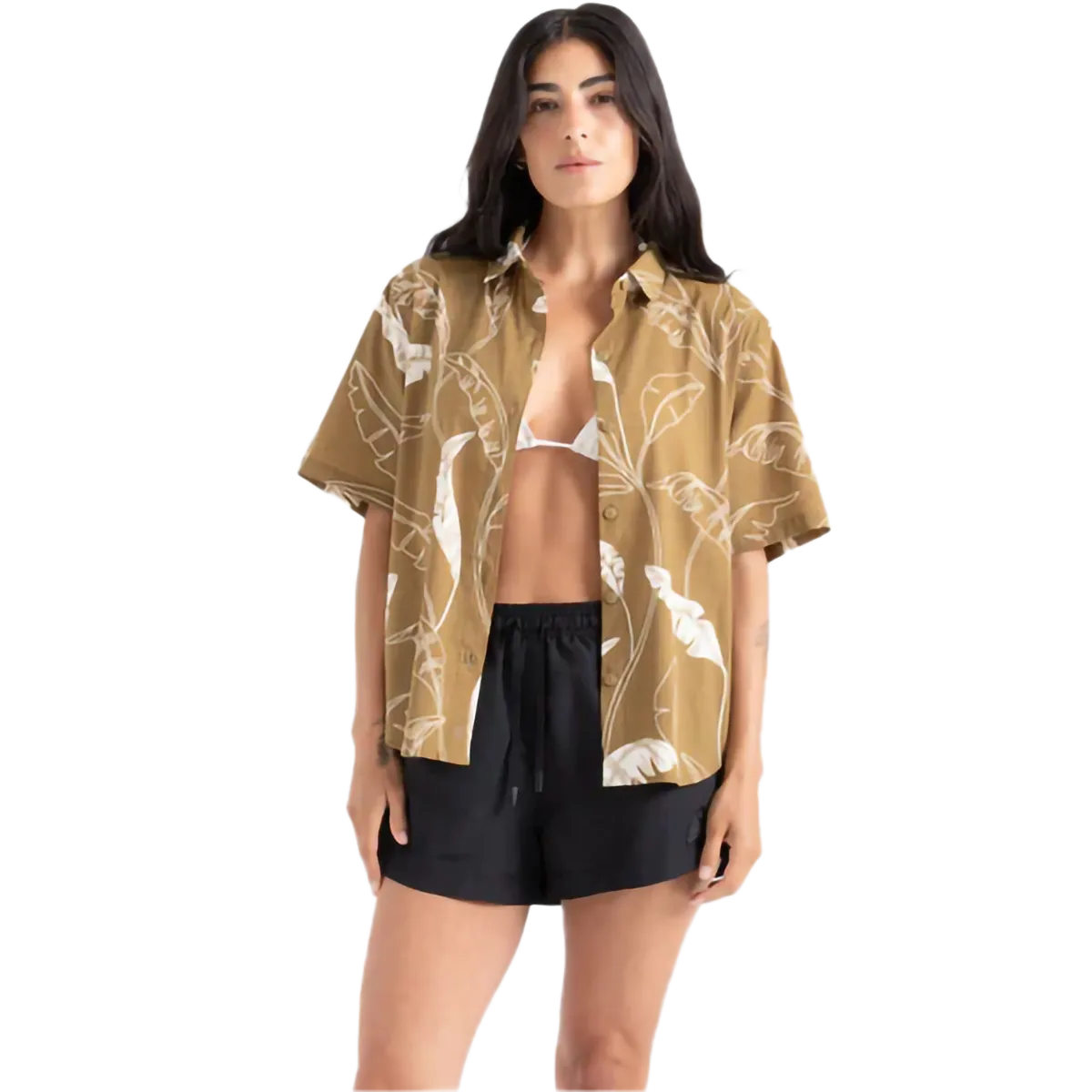 Classic Wear Reinforced Hemline Women's Bless Up Short Sleeve