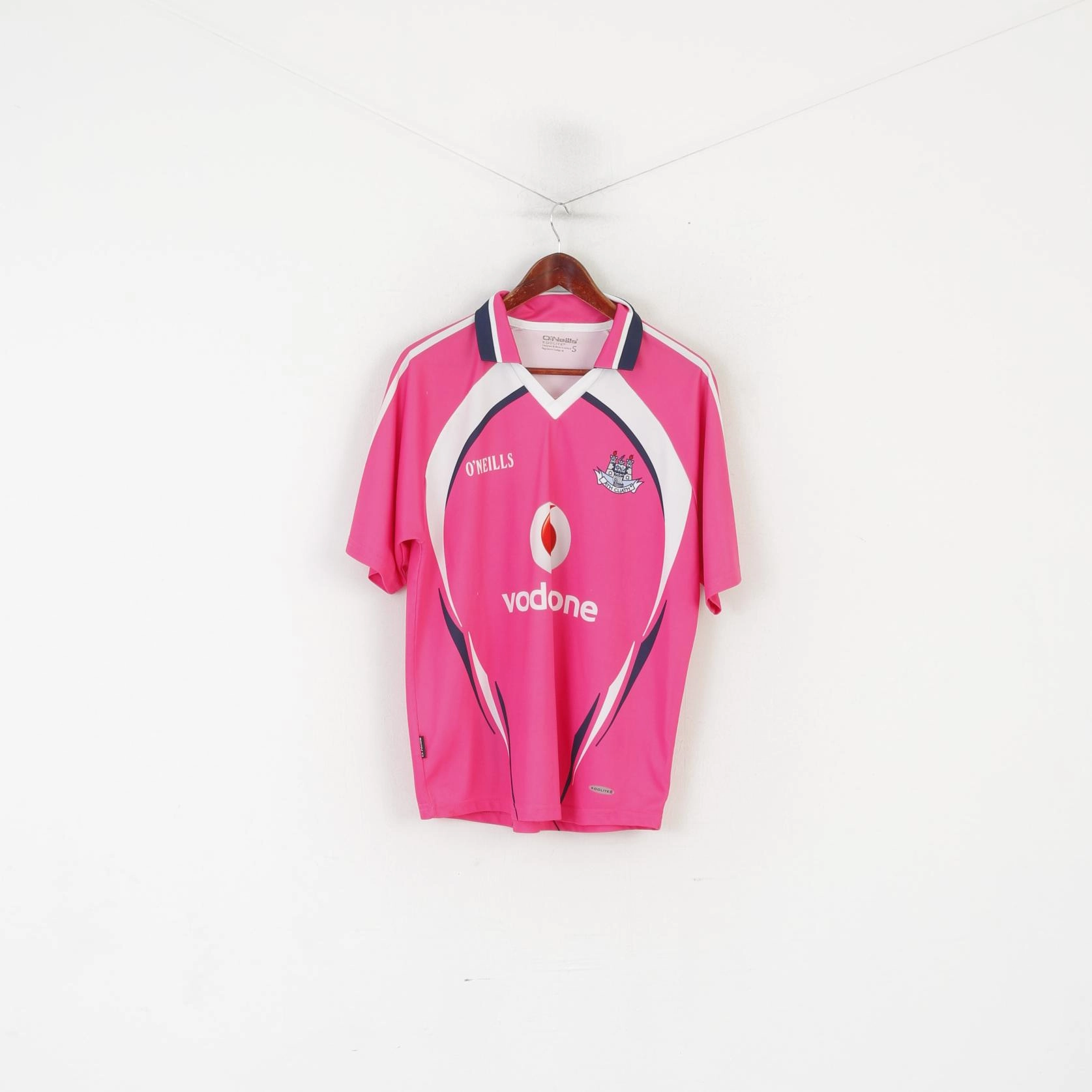 Movie Night Easy Care O'Neills Men S Polo Shirt Pink Vintage ATH CLIATH Dublin Koolite Jersey Top