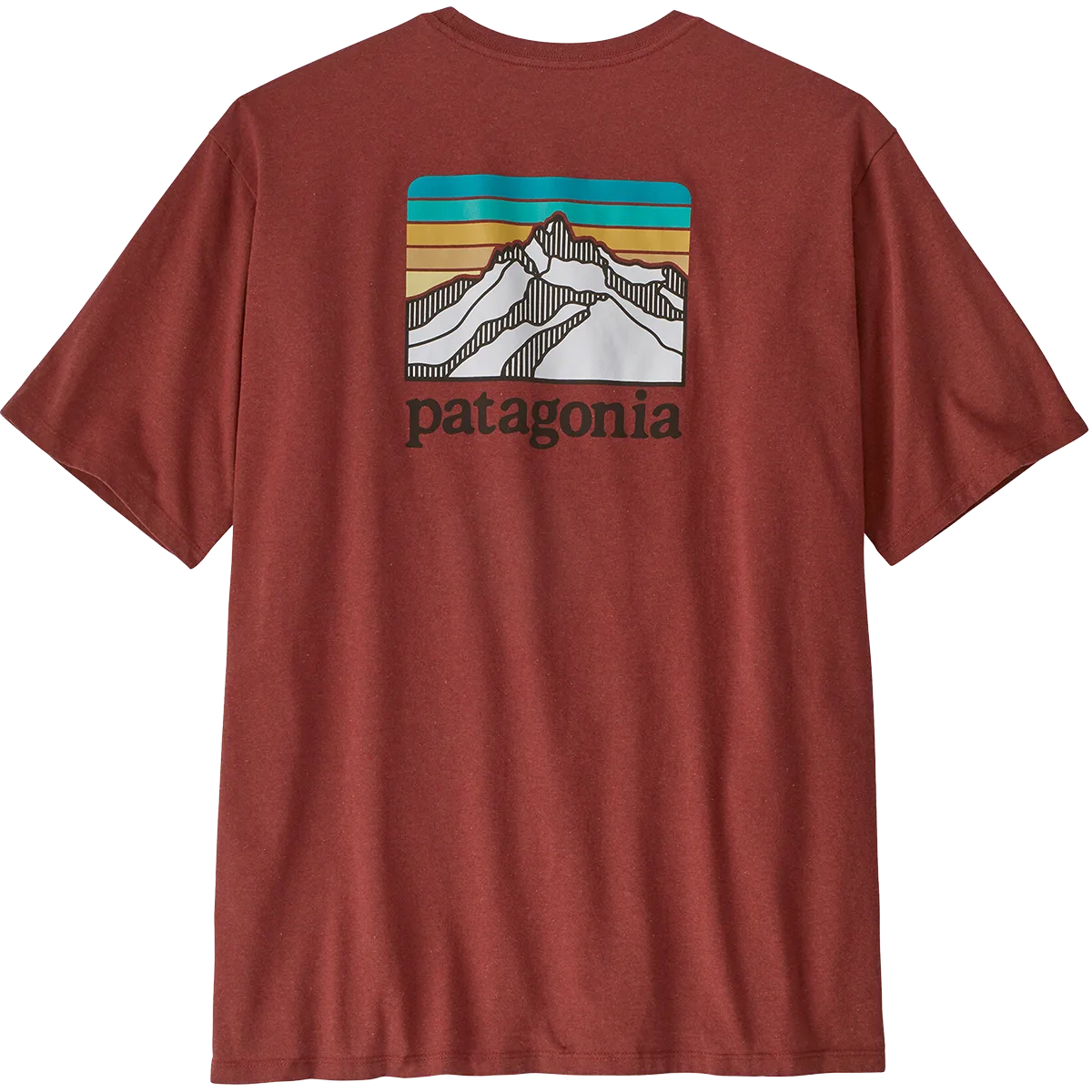 Men's Line Logo Ridge Pocket Responsibili-Tee Light Casual Wear Pocket Reinforcement