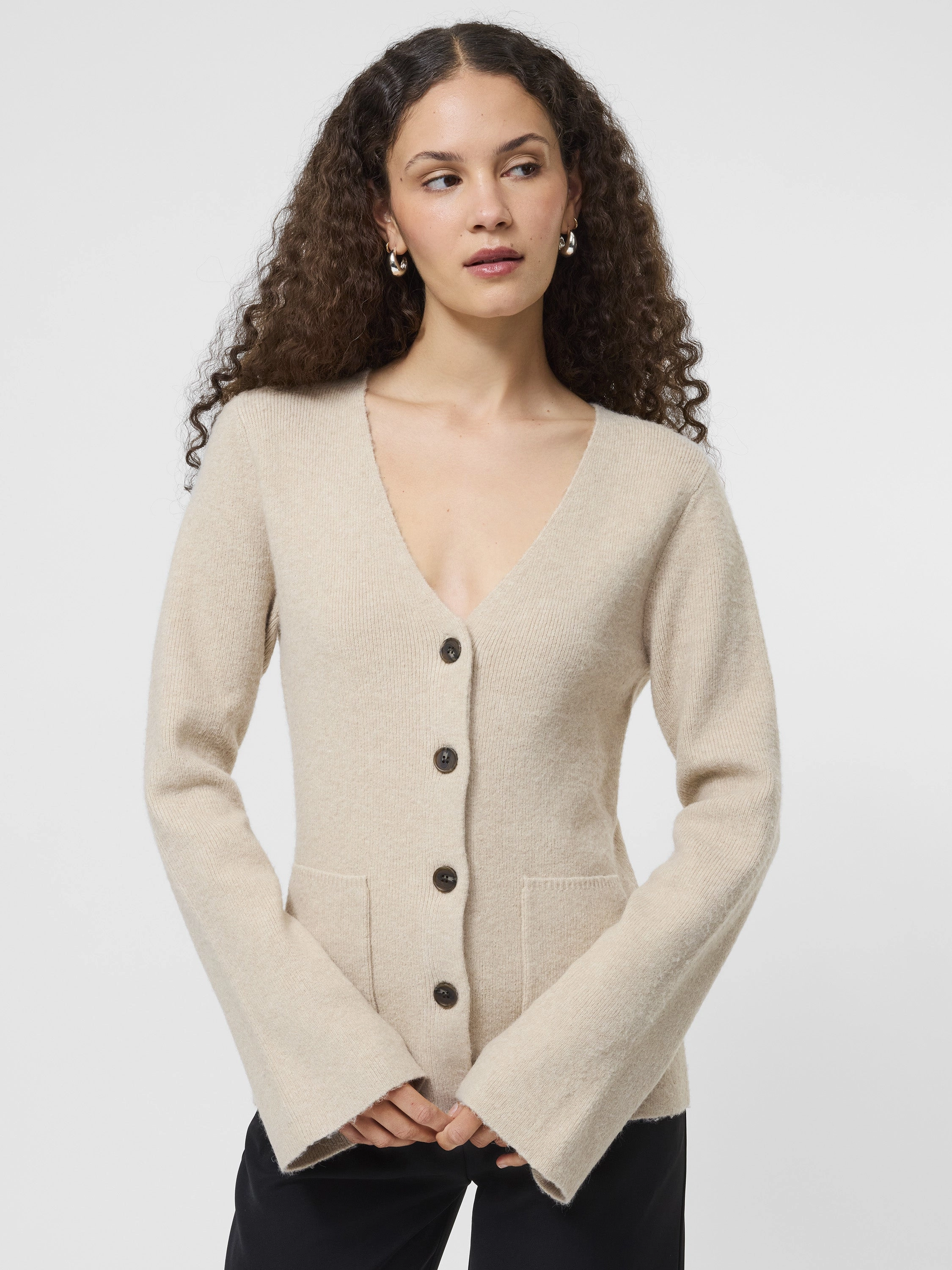 Daily Layers All Day Comfort Ellie Knit V-Neck Cardigan