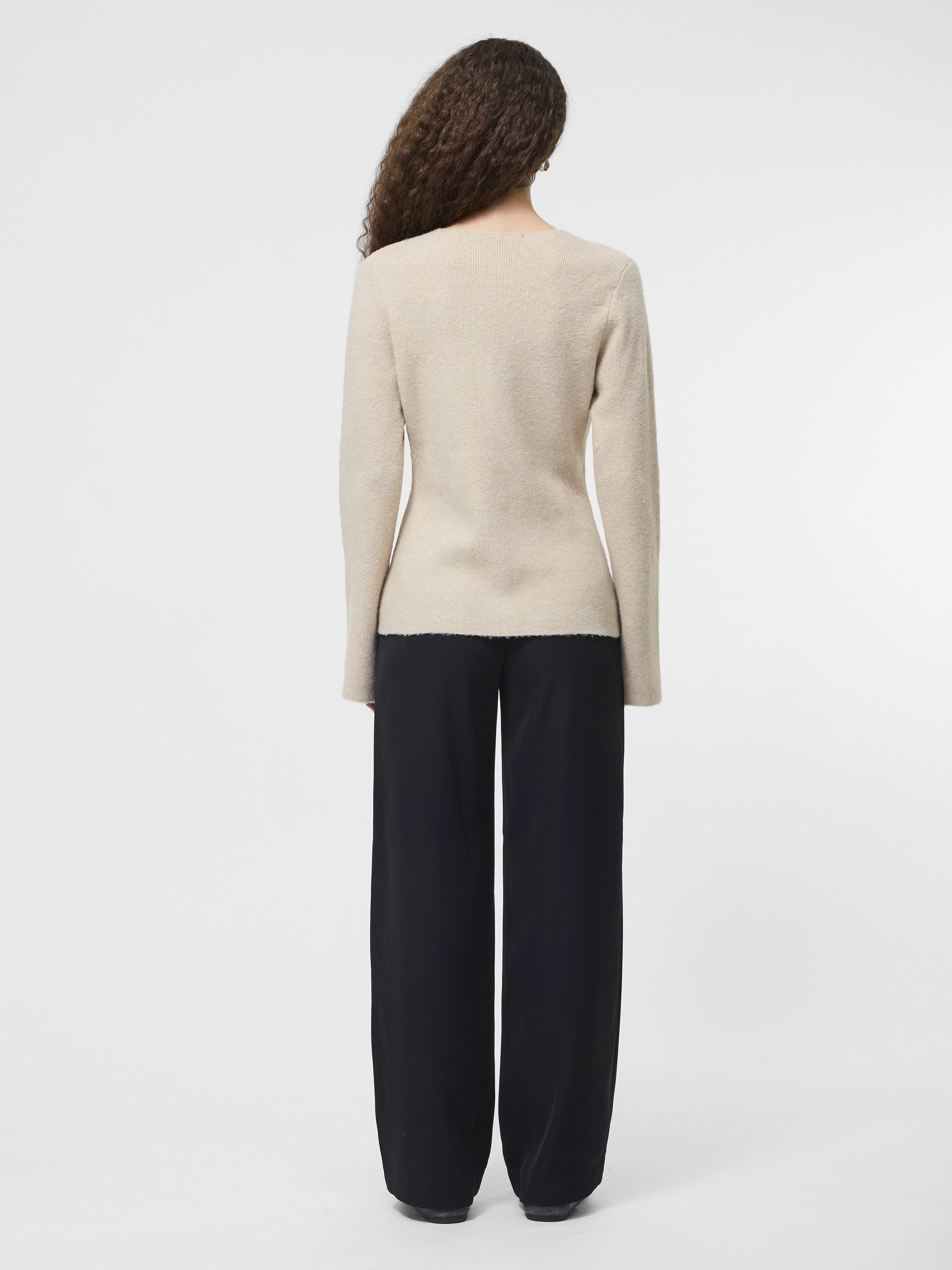 Ellie Knit V-Neck Cardigan StretchWeave Fabric