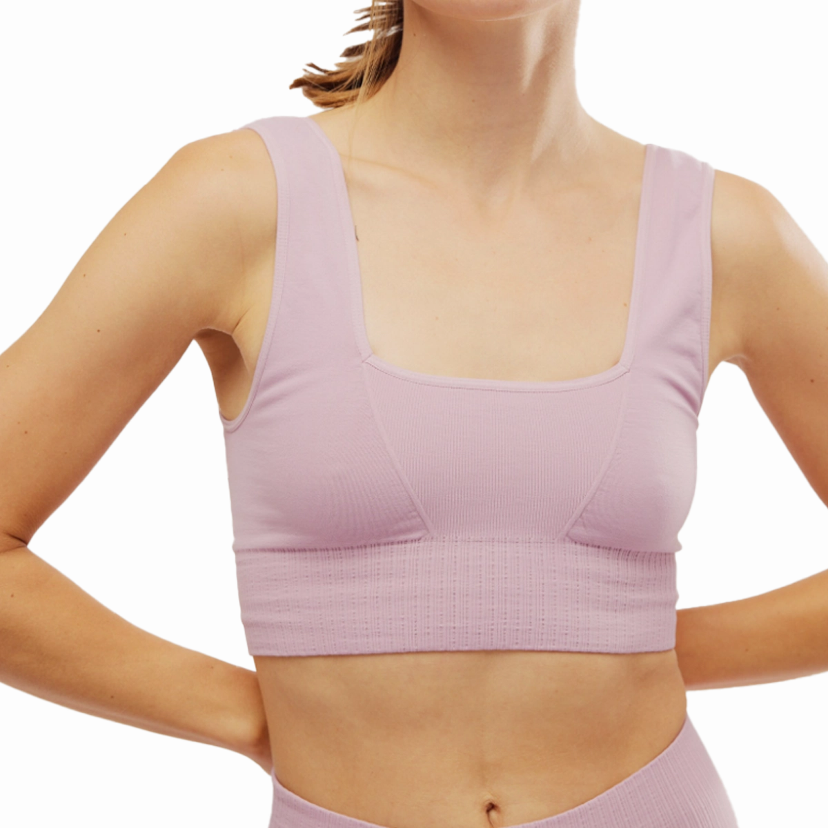 Women's Good Karma Square-Neck Bra BodyAdaptive Colorful options