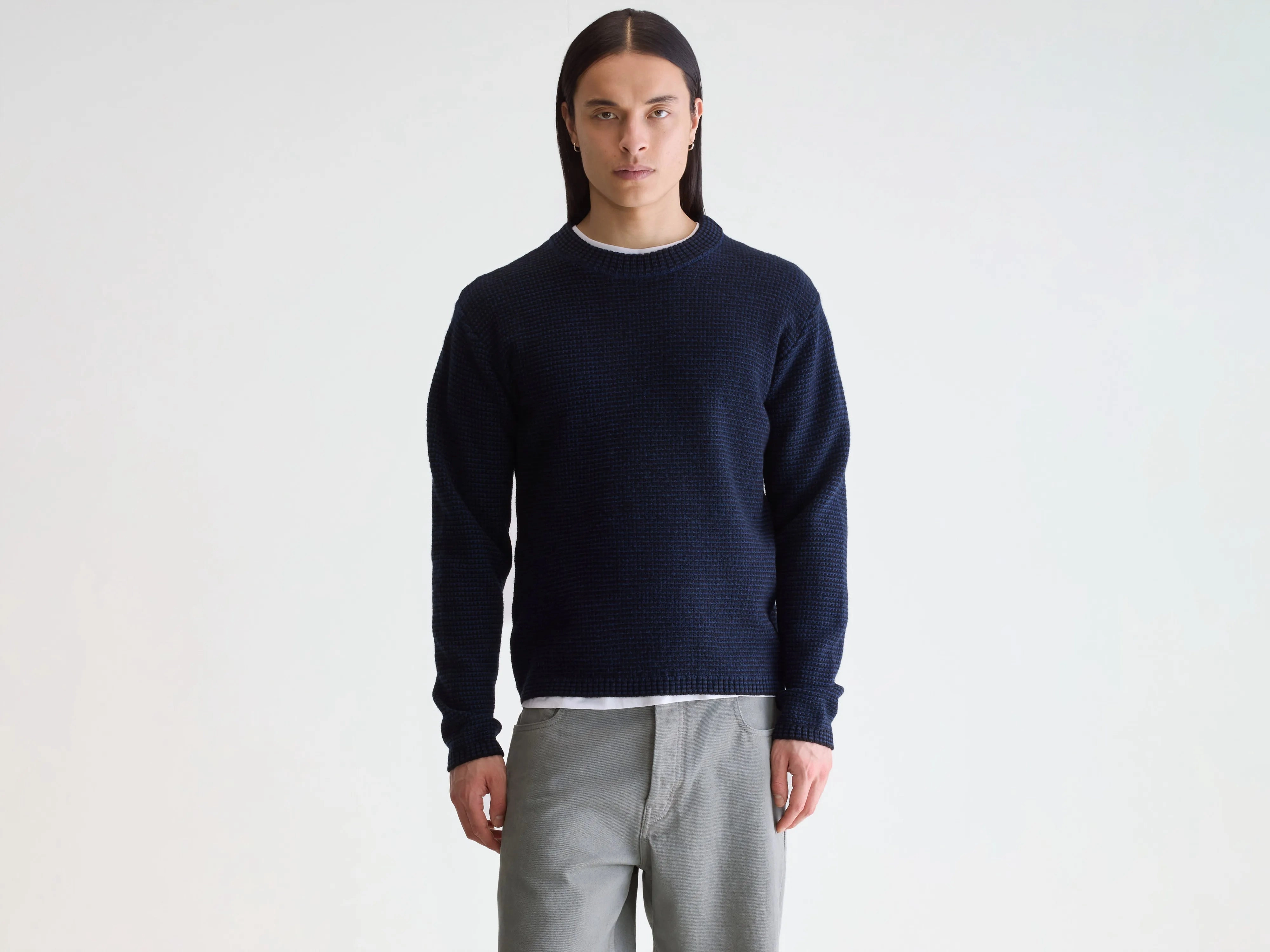 Allor crewneck sweater (252 / M / COMBO A) Natural Feel