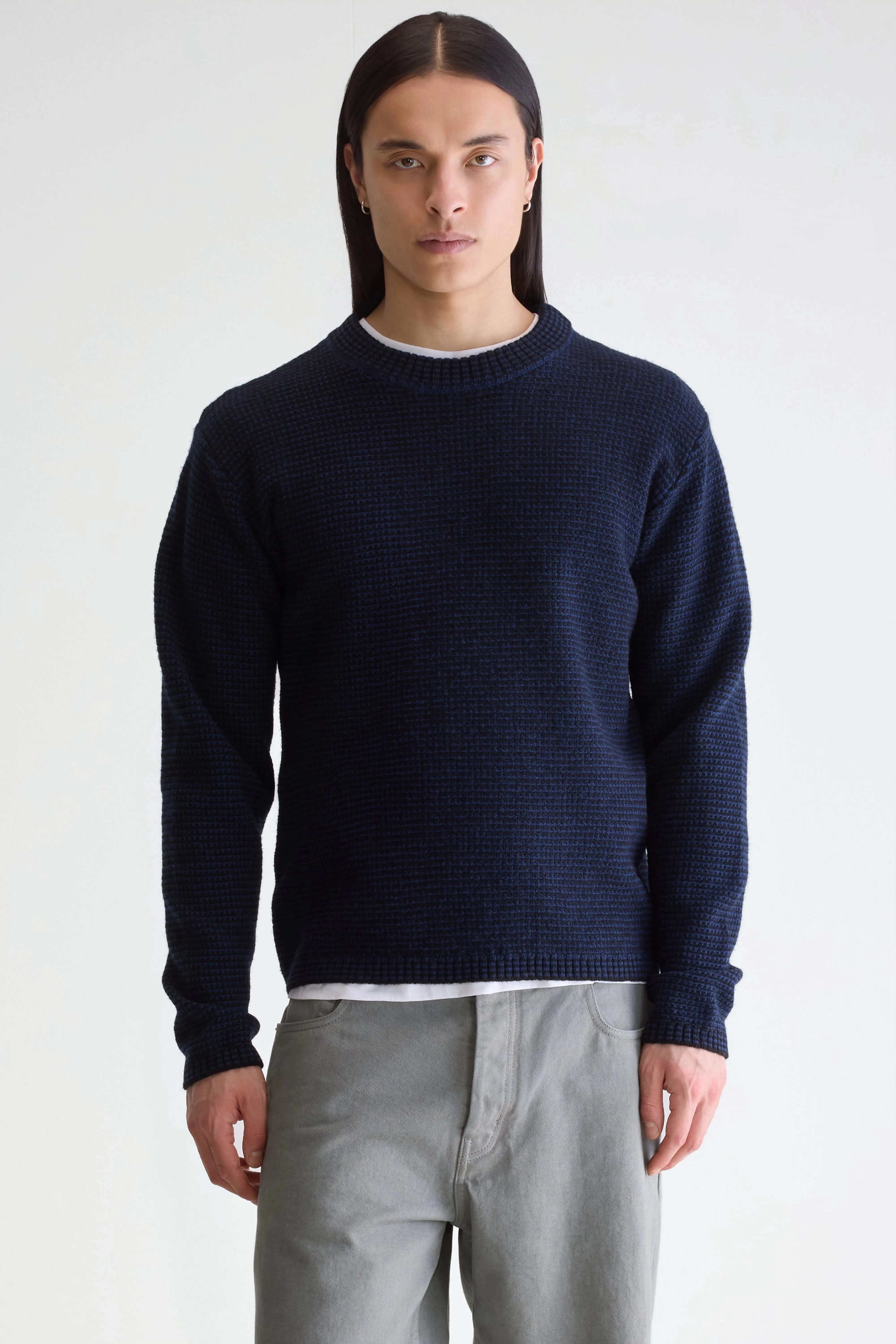 Allor crewneck sweater (252 / M / COMBO A) Knit Density Options