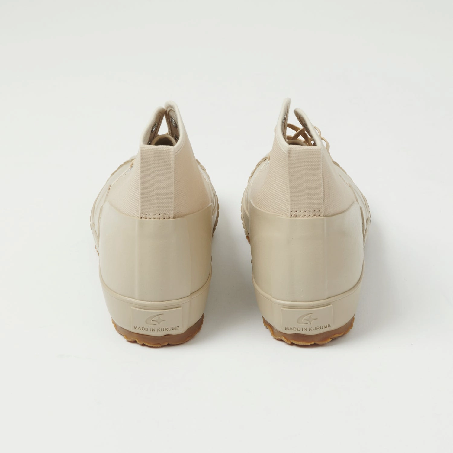 Moonstar 'Alweather' Rubber Covered Hi-Top Sneaker - Beige Elastic Fit