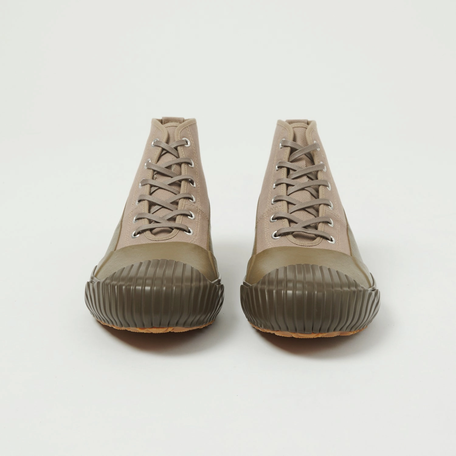 Moonstar 'Alweather' Rubber Covered Hi-Top Sneaker - Grege Motion Control Arch Classy silhouette