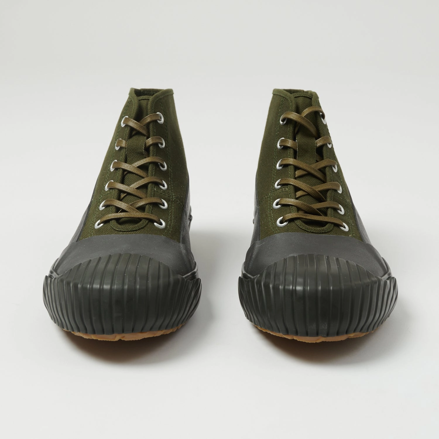 Moonstar 'Alweather' Rubber Covered Hi-Top Sneaker - Khaki Balanced Walk