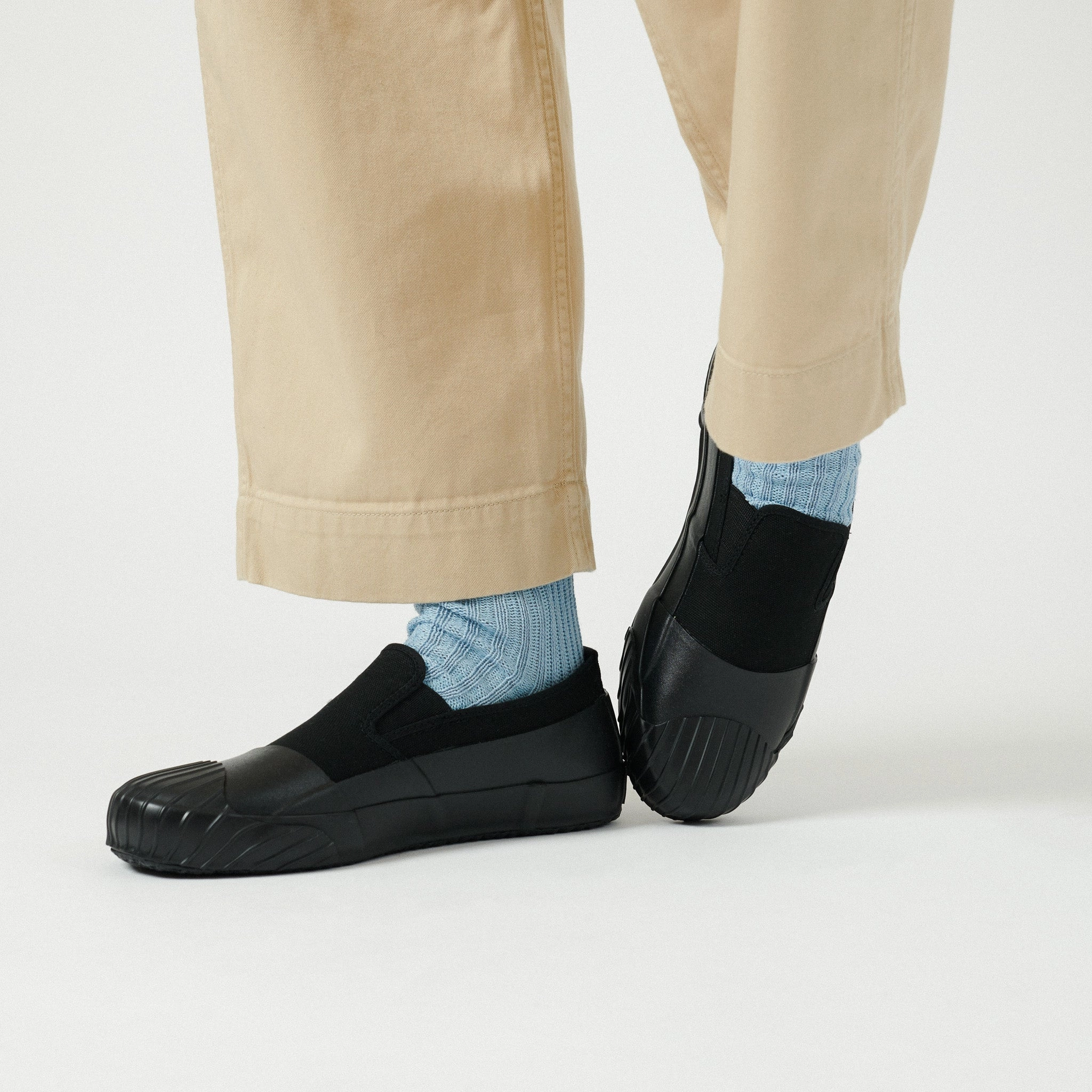 Moonstar 'Alweather' Slip-On Duck Shoe - Black Simple Comfort Smooth Control