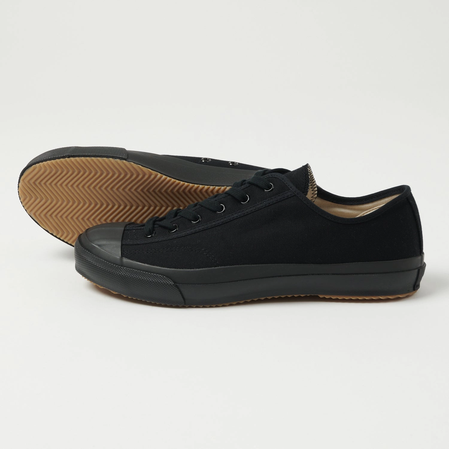 Moonstar 'Gym Classic' Rubber Sole Canvas Sneaker - Black Lightness