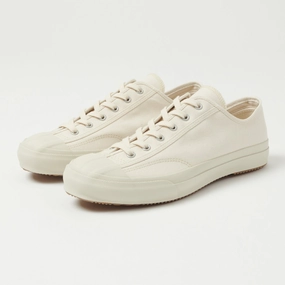Speed Runner Classy comfort Moonstar 'Gym Classic' Rubber Sole Canvas Sneaker - White