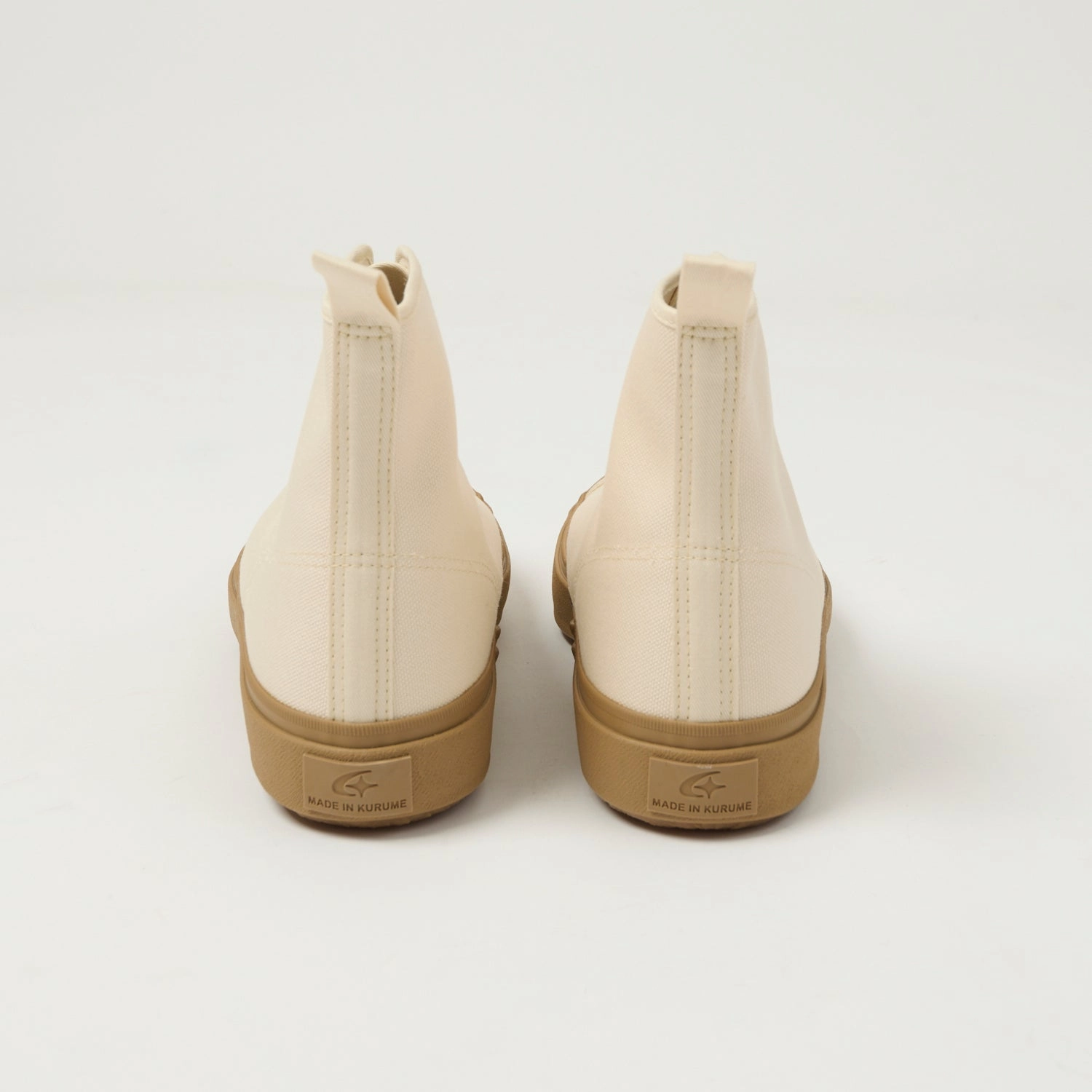 Non Marking Outsole Form Fitting Moonstar 'Hibasket' Ribber Sole Hi-Top Sneaker - Natural