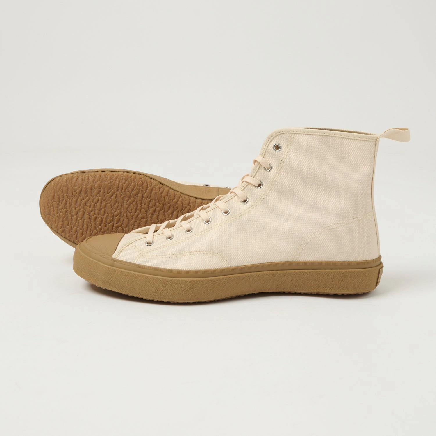 Impact Reduction Technology Essential Look Moonstar 'Hibasket' Ribber Sole Hi-Top Sneaker - Natural