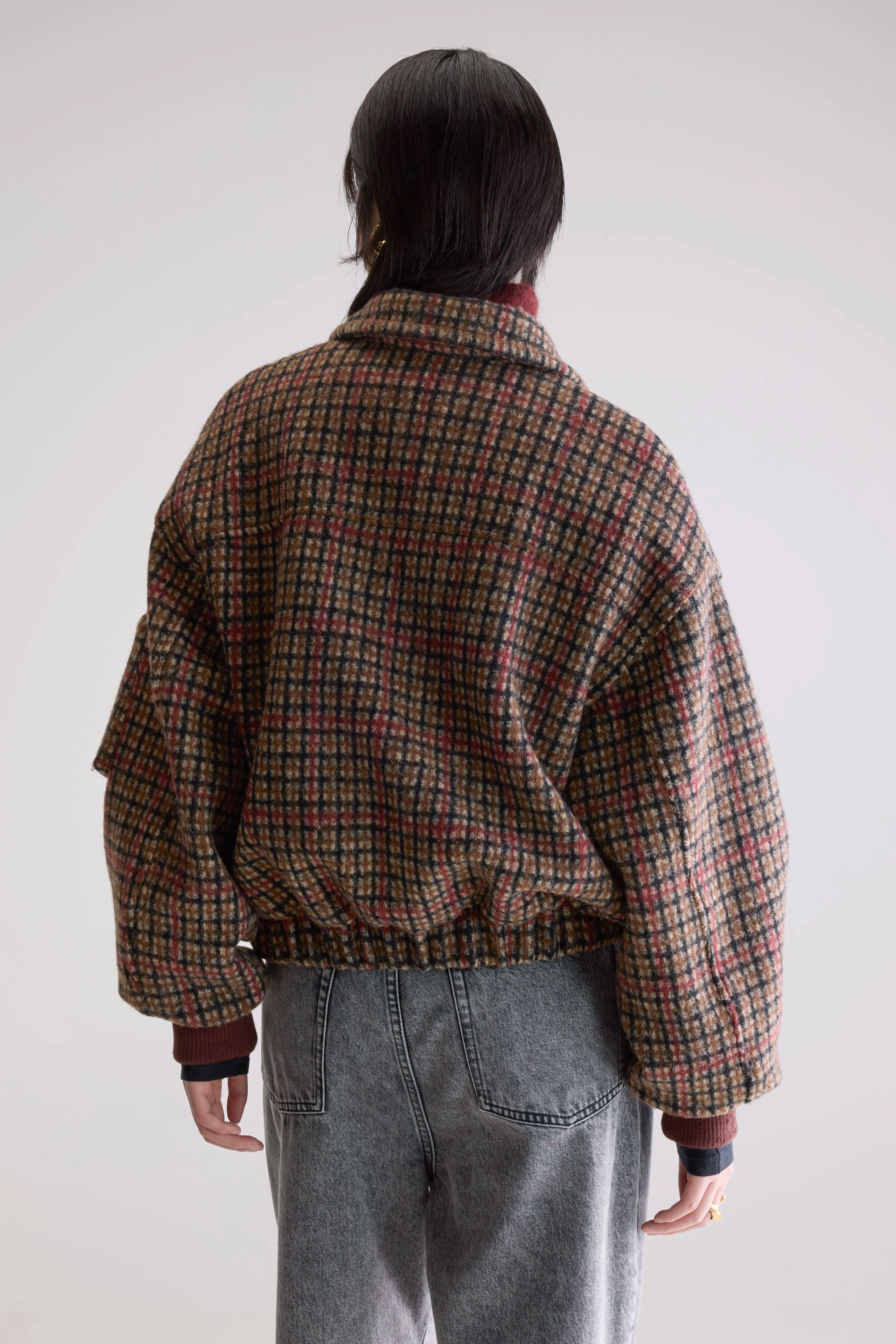 Asher Bomber-style Jacket (252 / W / COMBO A) Non Irritating Seams