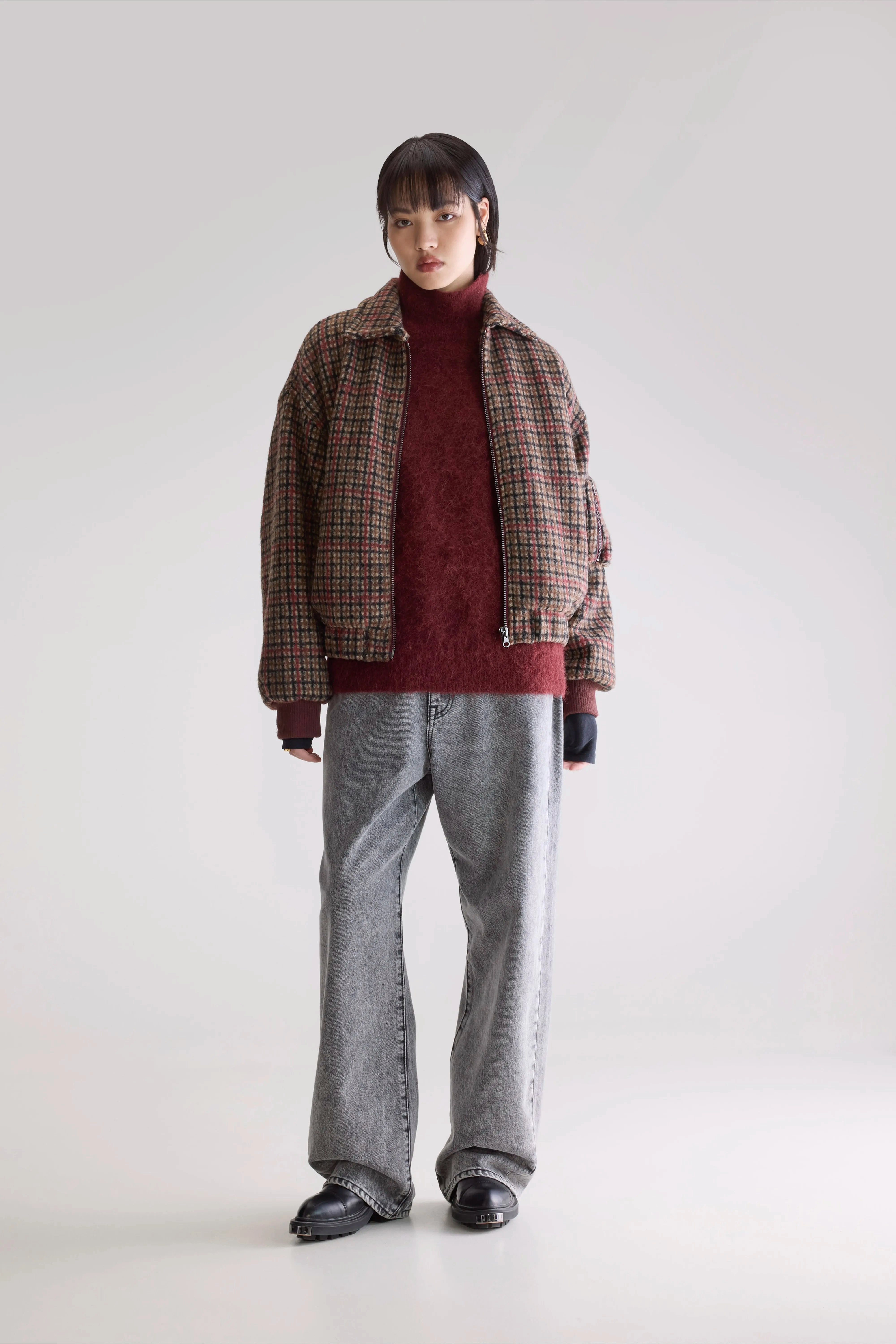 Asher Bomber-style Jacket (252 / W / COMBO A) Wind Resistant