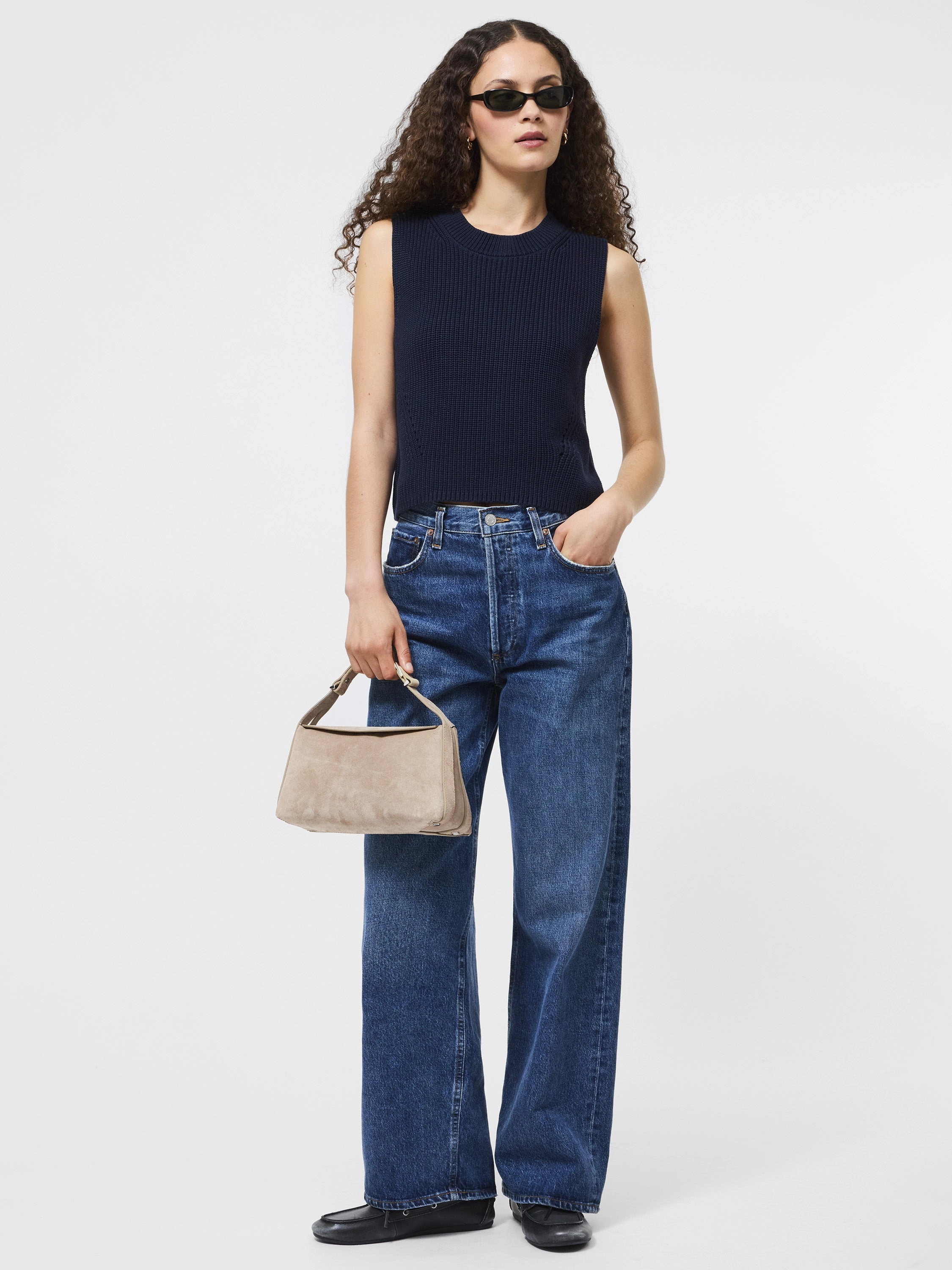 Sustainable Manufacturing Mozart Crewneck Sleeveless Vest