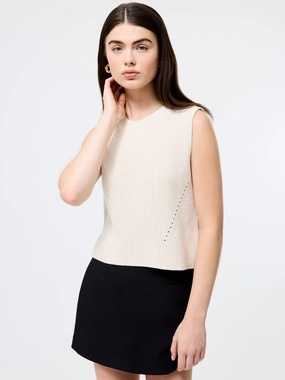 Mozart Crewneck Sleeveless Vest OekoTex Certified Low Key