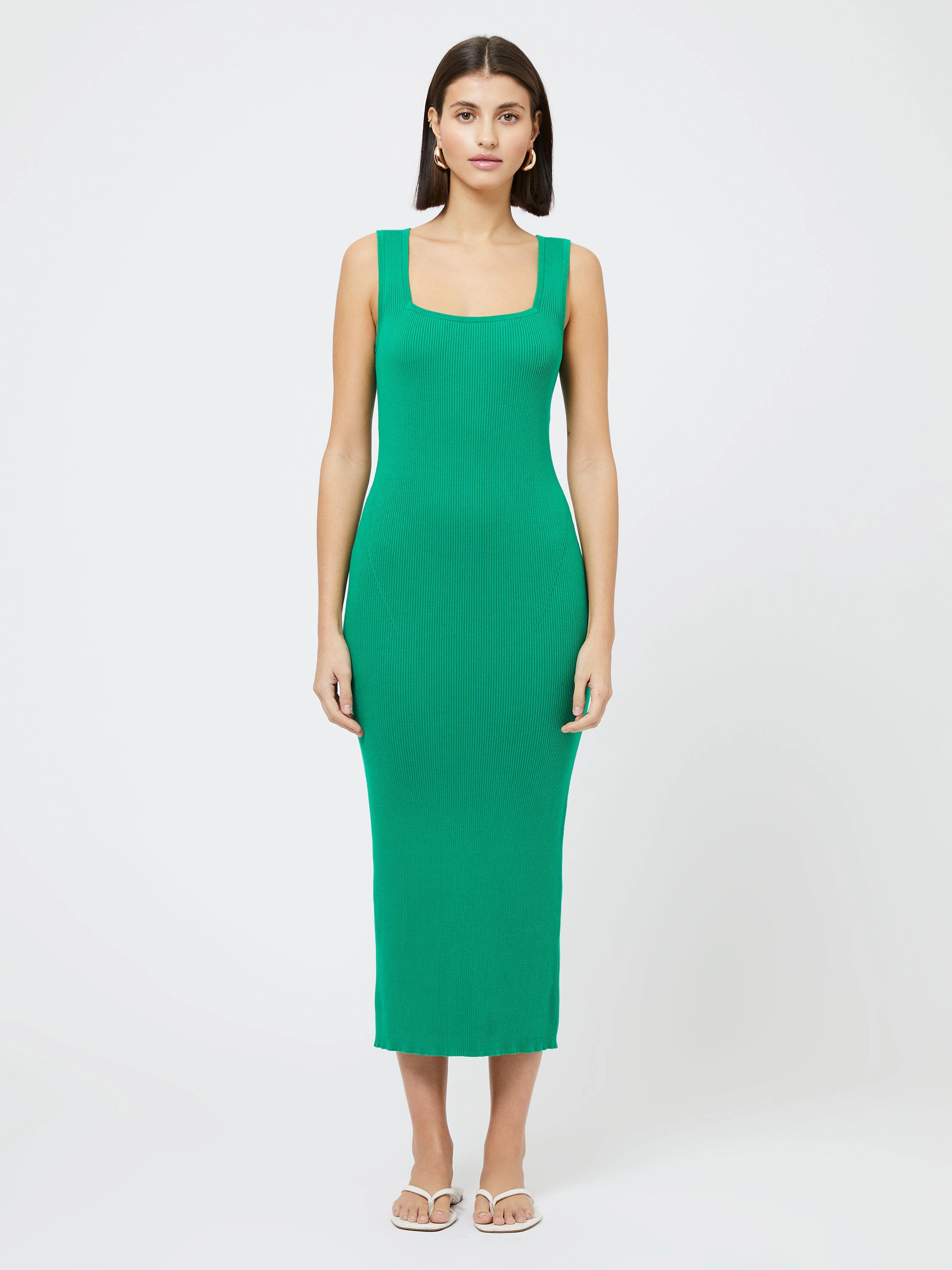 Mozza Square Neck Sleeveless Dress Inner Smile Lounge Fit