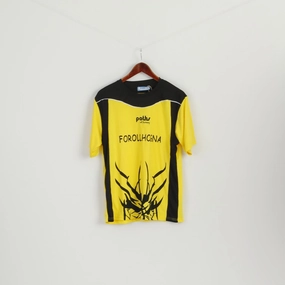 New Paths of Norway Men M Shirt Yellow Jersey Sportswear Top Tagless Design