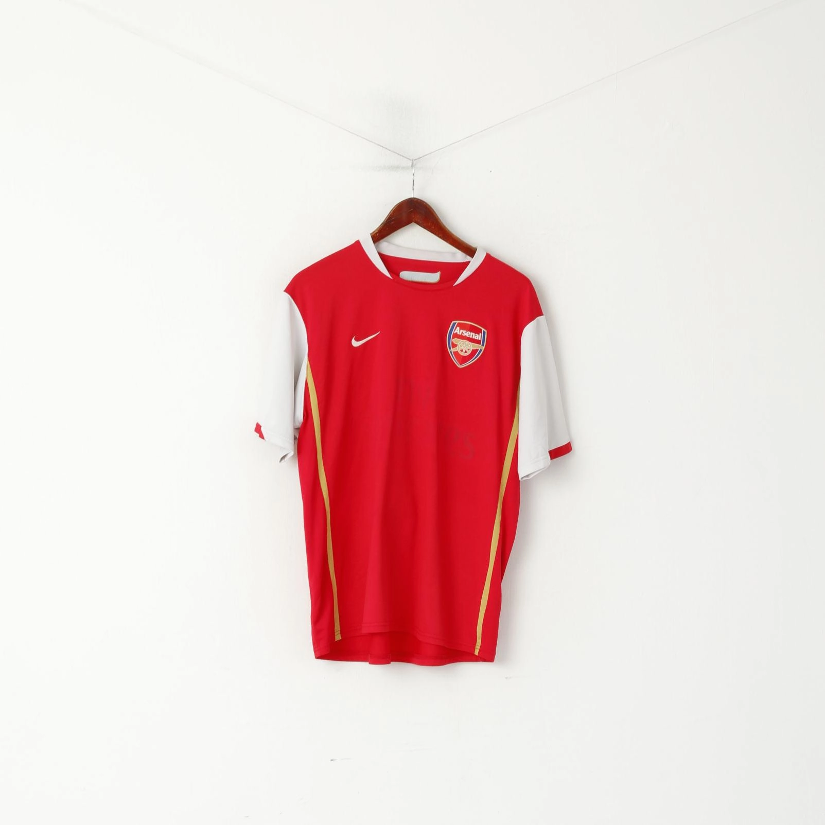 Nike Arsenal Men L Shirt Red Football Min #2 Jersey Sportswear Vintage Top Timeless casual wear Breathable Comfort Design