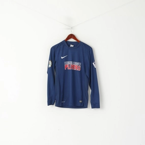 Nike Men S Shirt Navy Premier League Players Long Sleeve Footballers Association Top Sustainable Material Blend