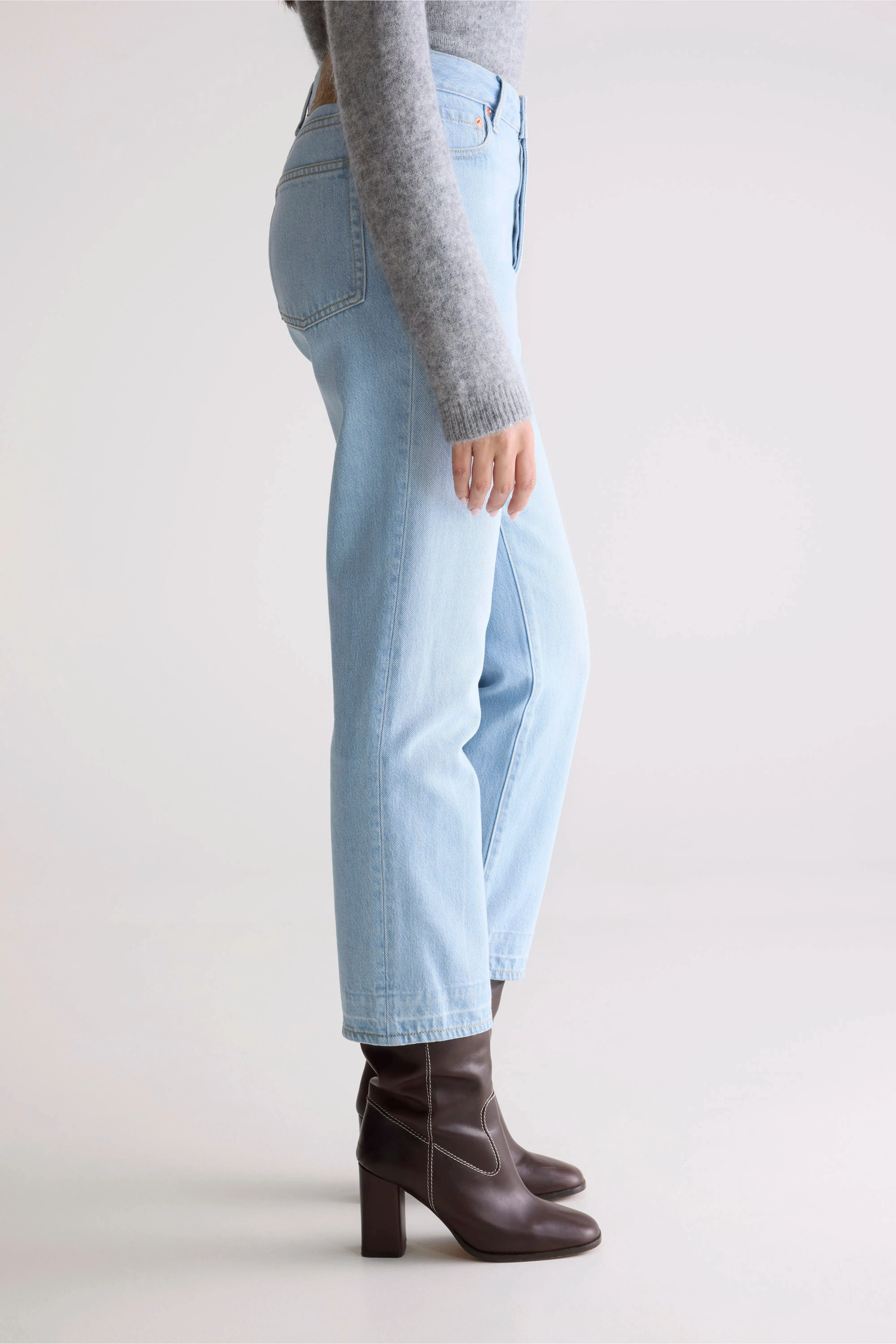 Tapered Leg Profile Denim N. 34 regular jeans (252 / W / USED LT BLUE)