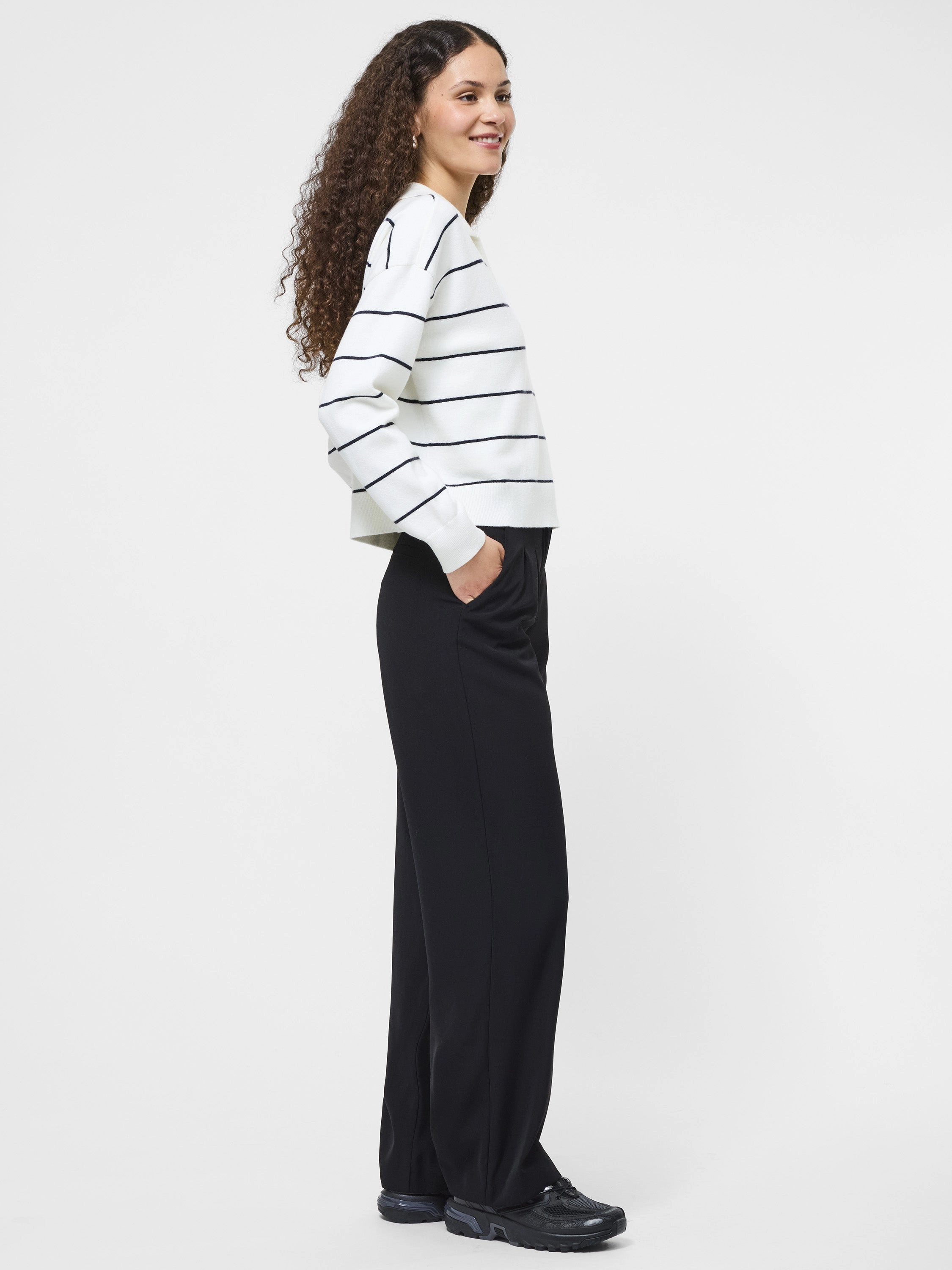Gentle Fit Work Friendly Sloane Knit Striped Pullover