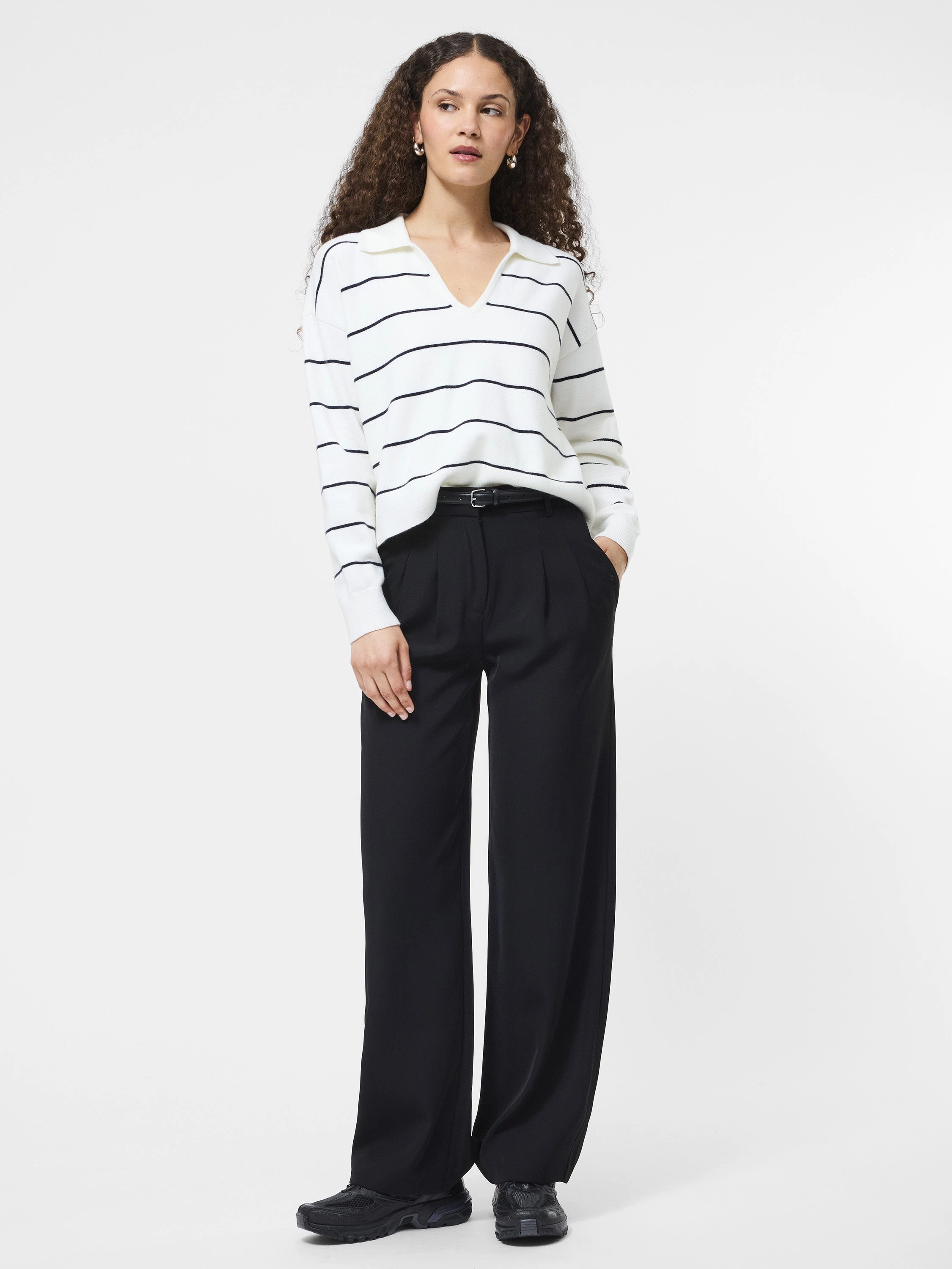 Simple Piece Daily Comfort Sloane Knit Striped Pullover